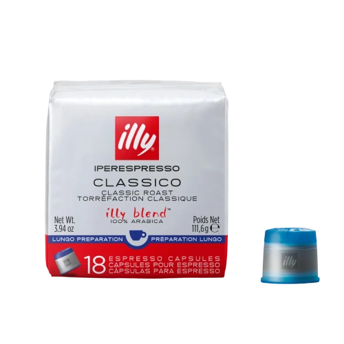 Капсулы illy Капсулы для эспрессо Лунго (18 капсул)